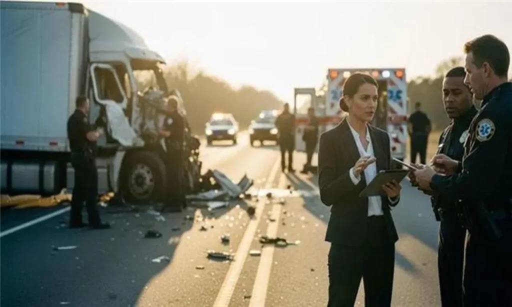18 wheeler accident lawyer helping injured victims recover maximum compensation after a serious commercial truck collision.