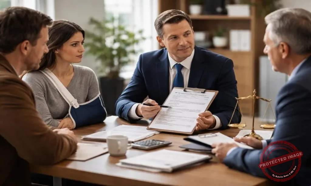 Best car accident attorney helping an injured crash victim review insurance claims, medical bills, settlement options, and legal compensation after a serious car accident.