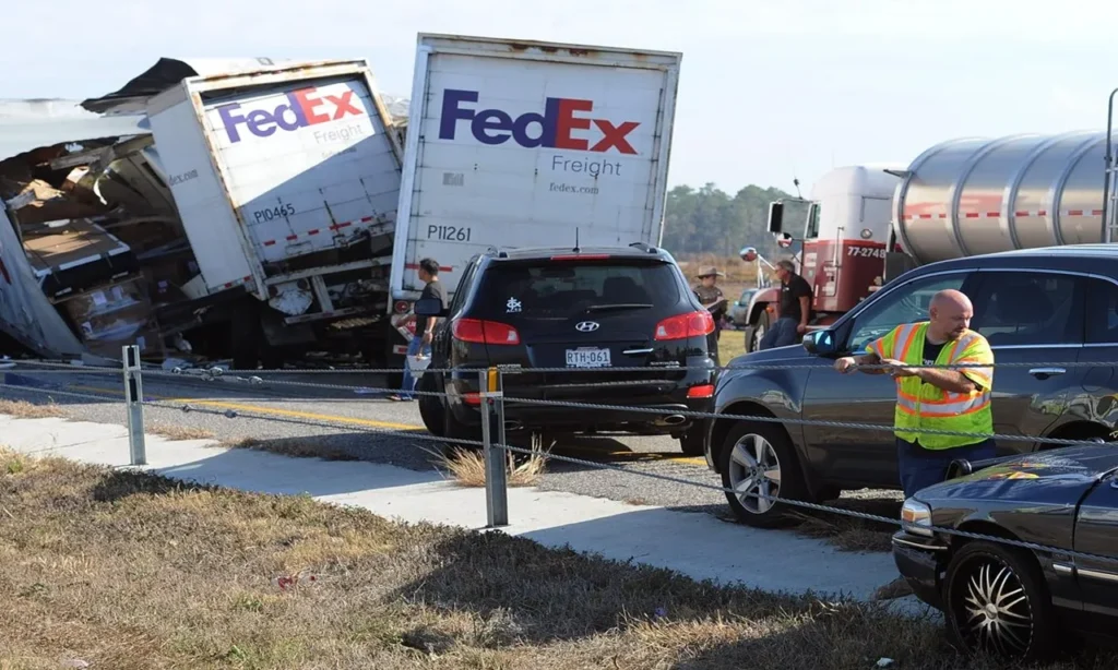 A certified commercial truck accident lawyer analyzing complex corporate fleet liability data and trucking insurance policies.