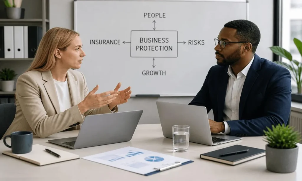 Directors & officers insurance (D&O) protecting executives and board members from management liability claims.